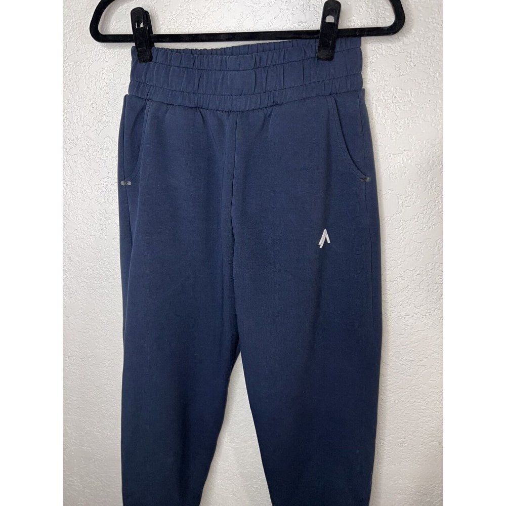 Alphalete Large Women’s ELMTS Relaxed Cuffed Jogger - Navy Blue Small C1 - Picture 7 of 11